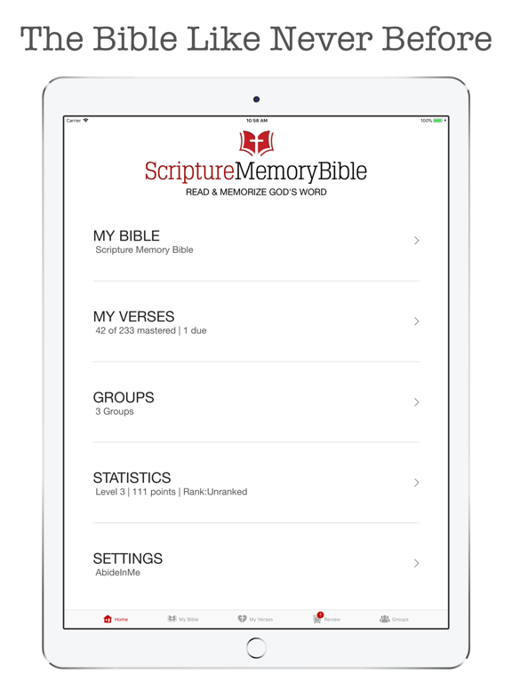 Screenshot #1 for Scripture Memory Bible