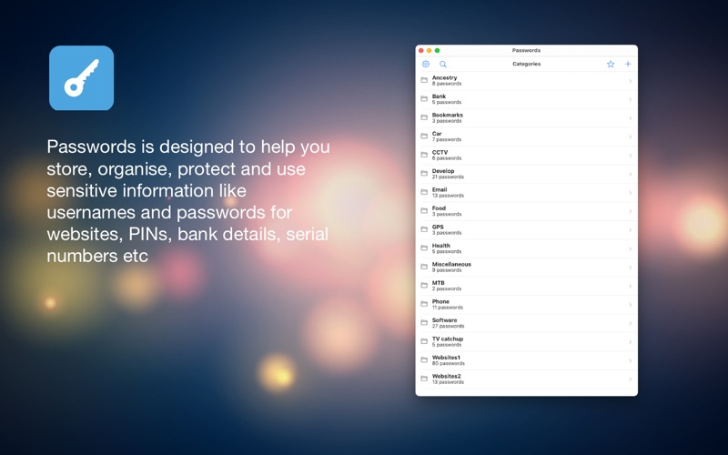 Screenshot #1 pour Passwords
