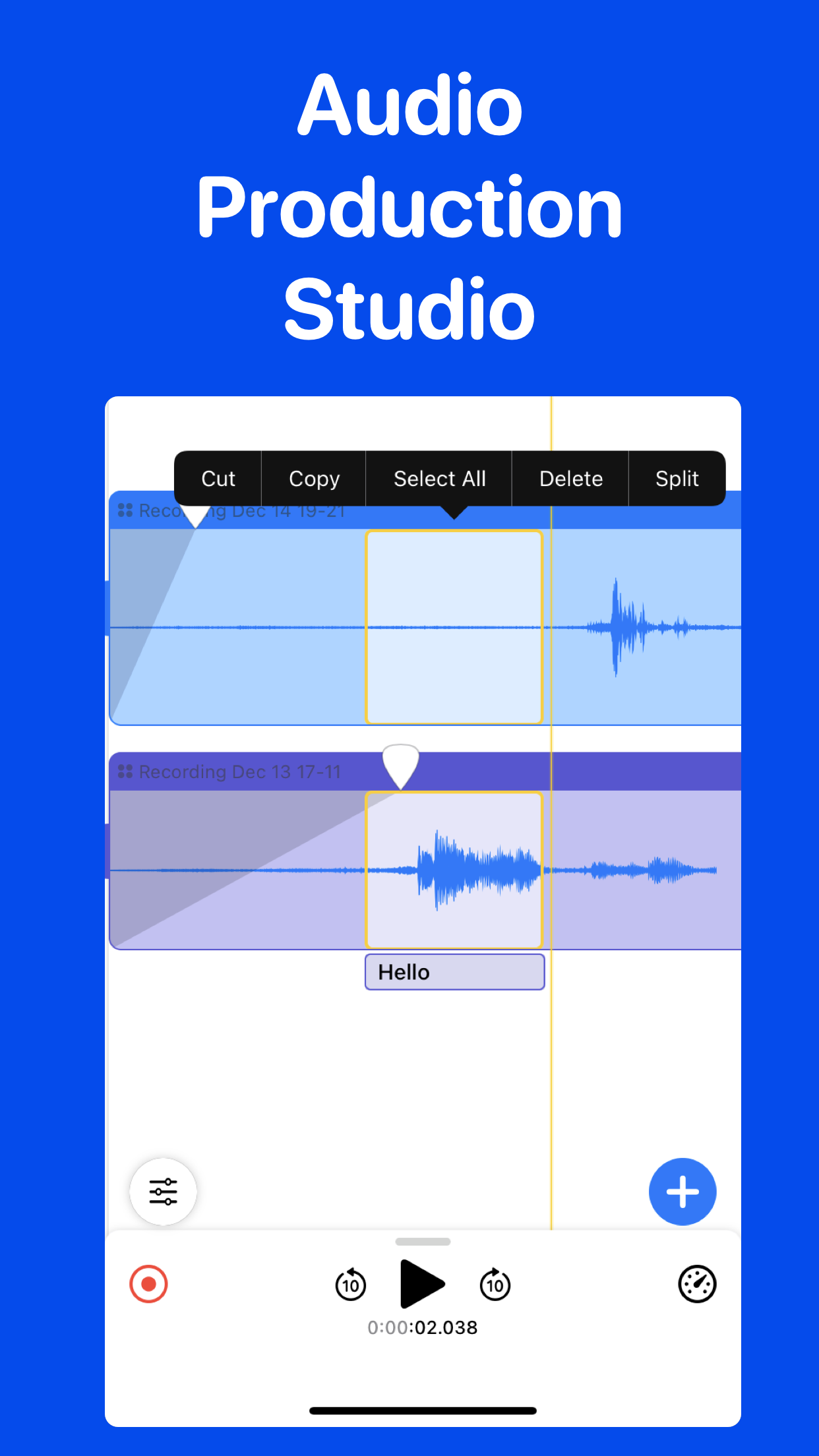 Pompom - Audio Editing Studio