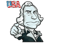 Presidents of USA Stickers