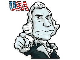 Presidents of USA Stickers