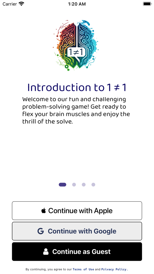 #1. One Not Equal One (iOS) By: Caner Kuru