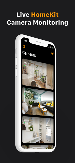 ‎Captura de tela do HomeCam para HomeKit