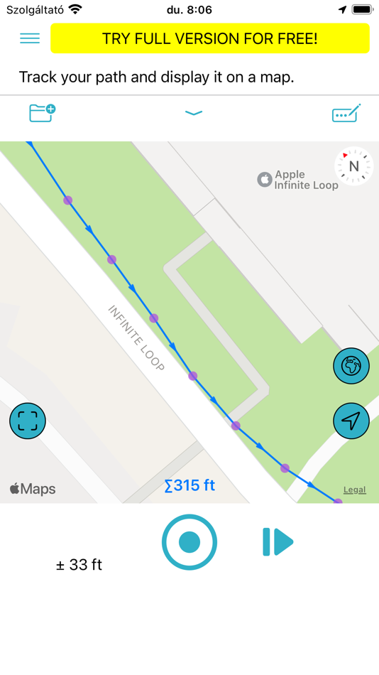 Route Tracking light (iOS) 由: Marton Varga Route Tracking light (iOS) 由: Marton Varga