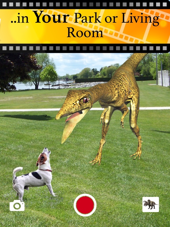 Jurassic AR Camera 3D Glasses iPad screenshot 4 - Photo & Video app