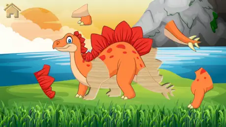 Dinosaurios puzzle juego niños