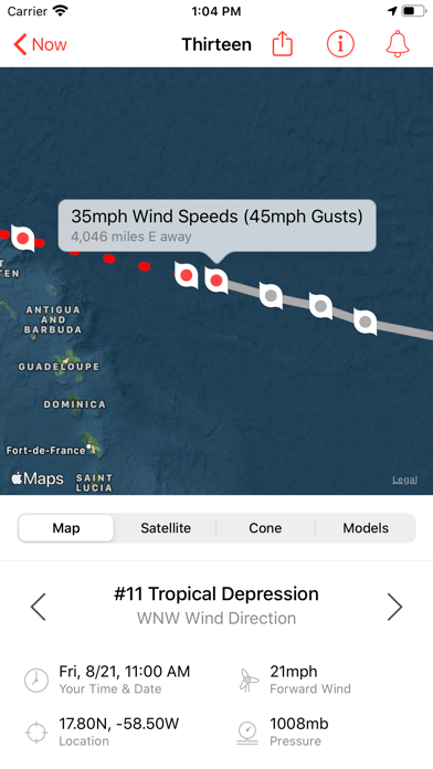 My Hurricane Tracker & Alerts screenshot 1