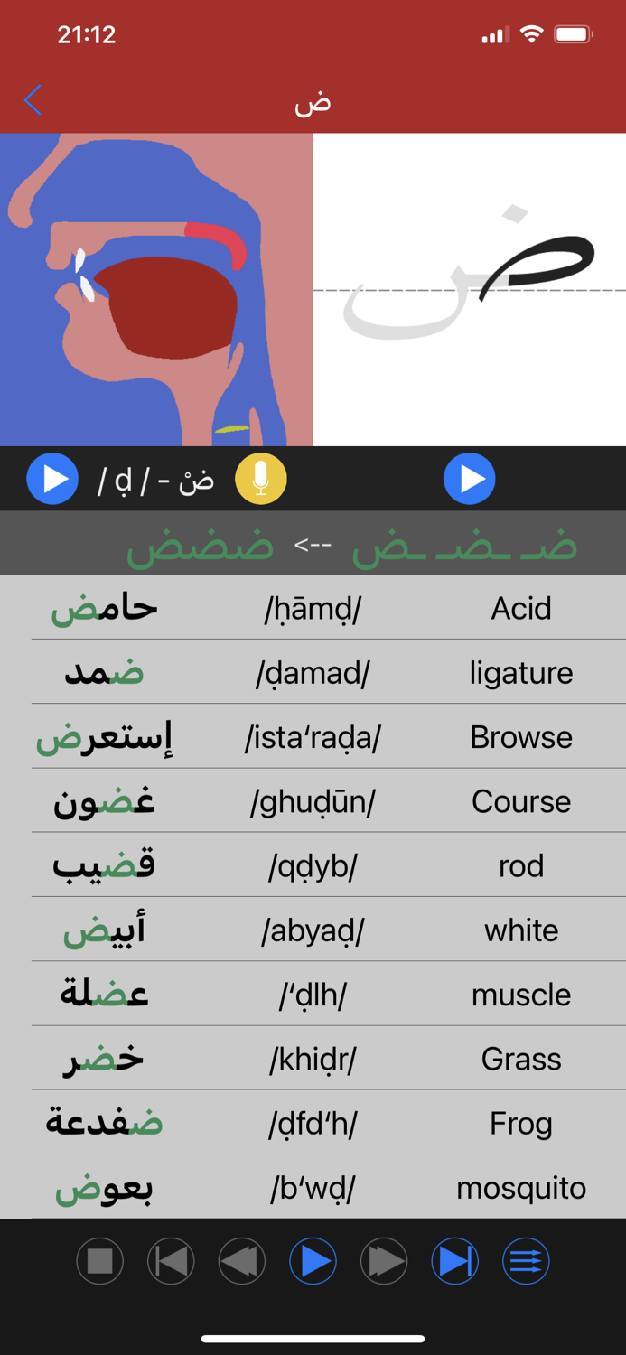 Arabic Sounds and Letter Spell