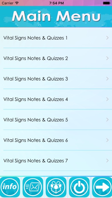 Screenshot #1 pour Vital Signs Exam : Notes & Q&A
