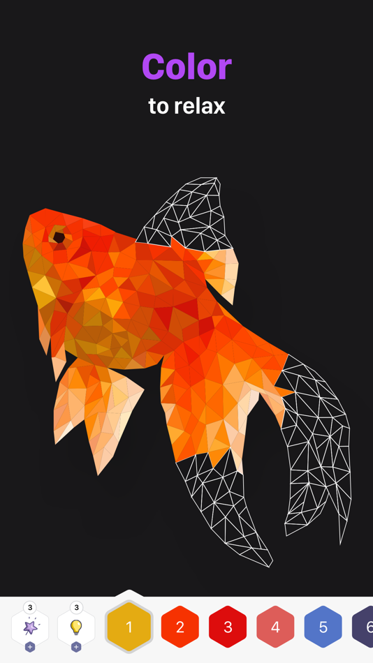 #1. Polygon: Paint Color by Number (iOS) By: Severex