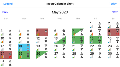 Moon Calendar Light Screenshot
