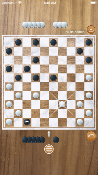 Screenshot #1 pour Jeu de dames