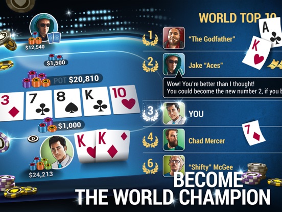 Poker World - Offline Poker iPad app afbeelding 6