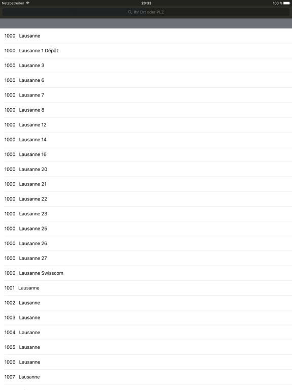 Screenshot #4 pour PLZ Finder