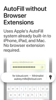 minimalist: password manager iphone screenshot 3