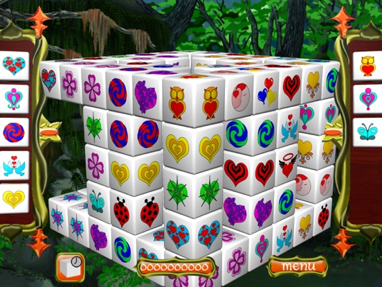 Fairy Mahjong Valentine's Day. iPad screenshot