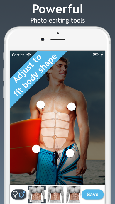 Abs Editor Six Pack Photo Body Screenshot