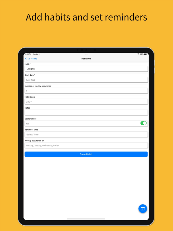 Habit Tracker HabitBoost