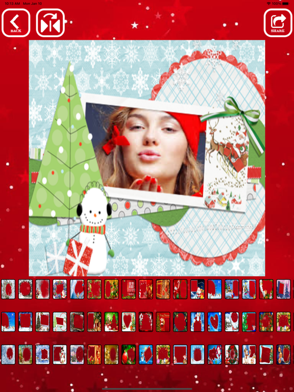 Christmas videos and cards iPad screenshot 4 - Photo & Video app