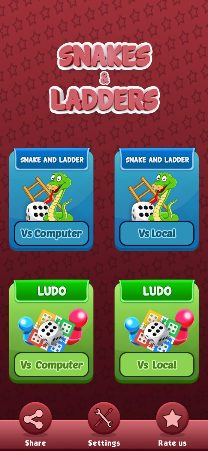 Snakes And Ladders - Ludo Game