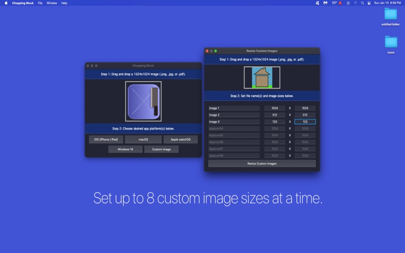 Screenshot #3 pour Chopping Block - Asset Creator