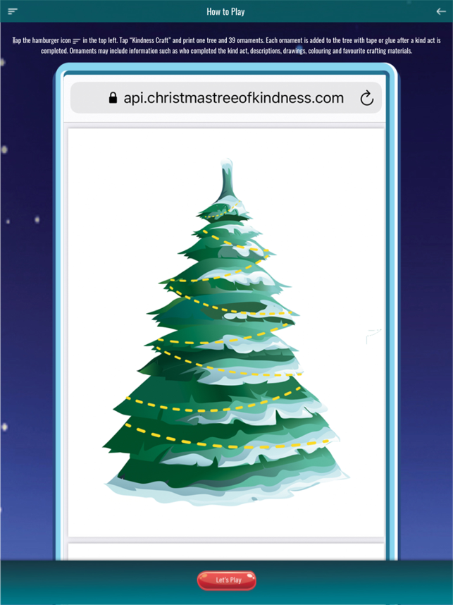 ‎Christmas Tree of Kindness Screenshot