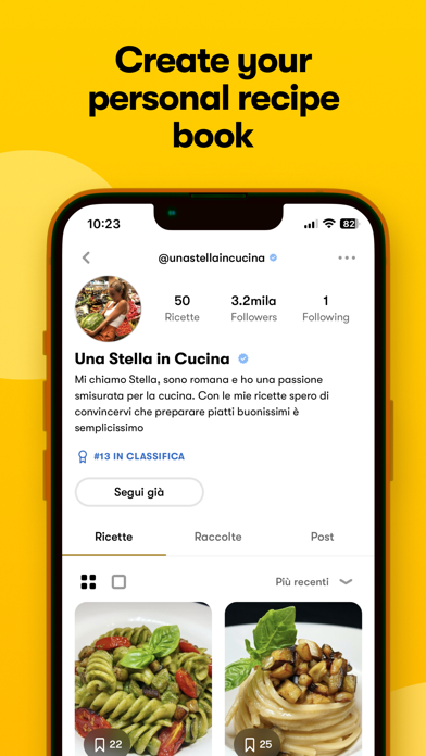 Al.ta Cucina: social recipes! Screenshot