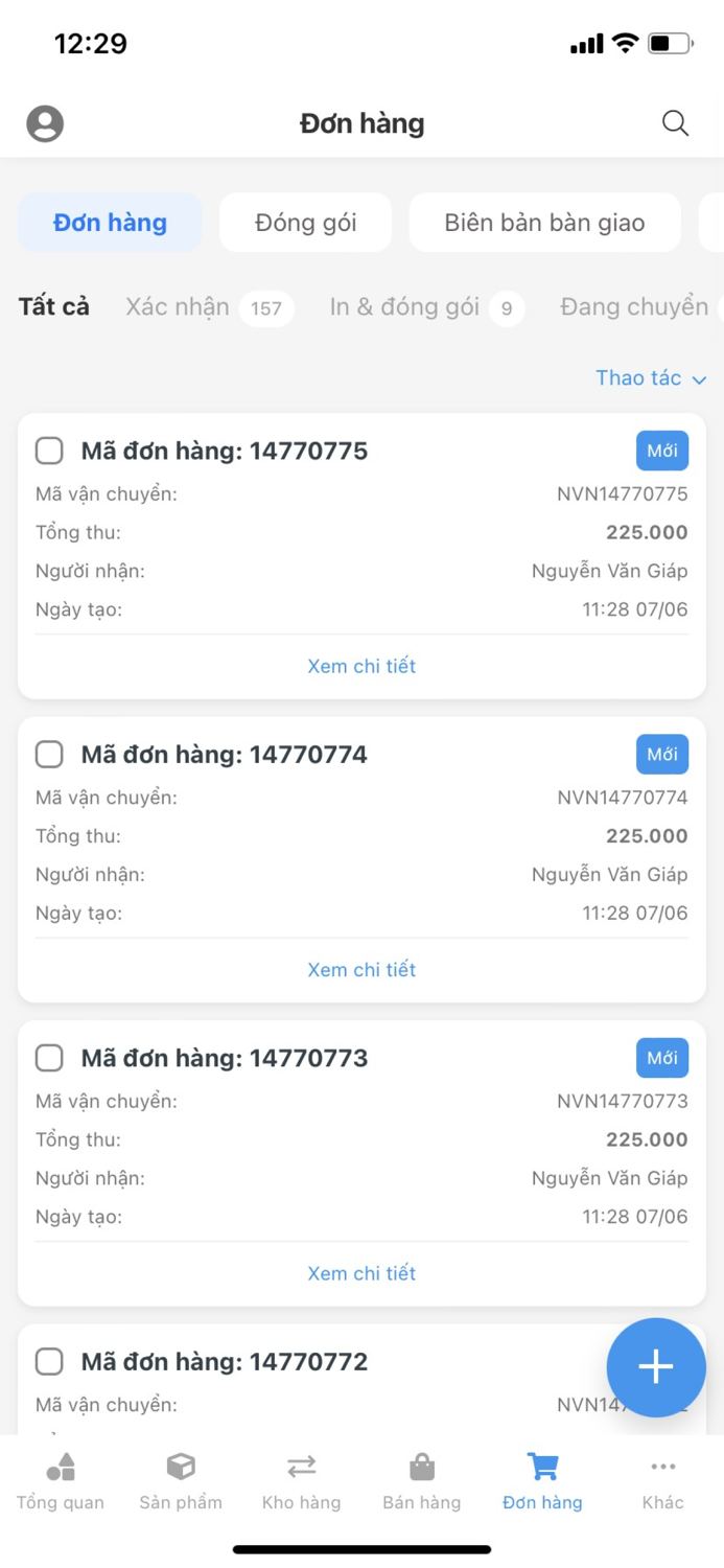 Nhanh - Quản lý bán hàng