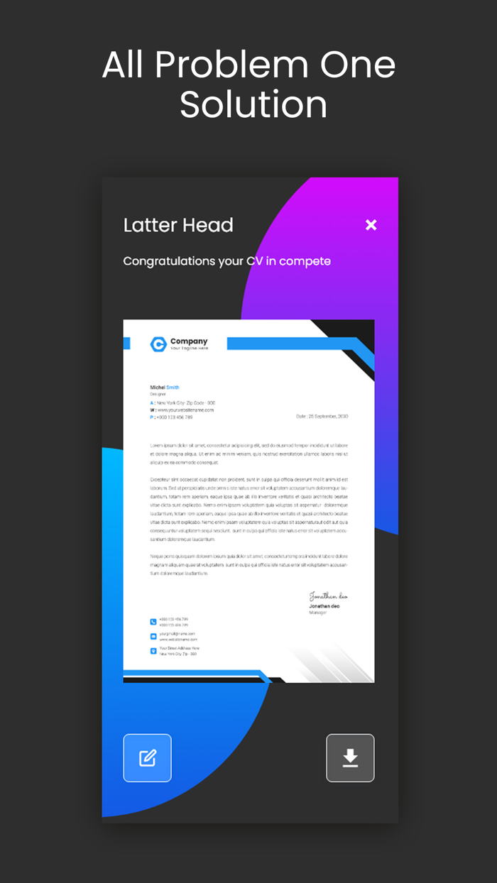 Resume Builder  Pdf Viewer