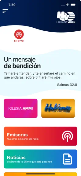 Game screenshot Hosanna Visión apk