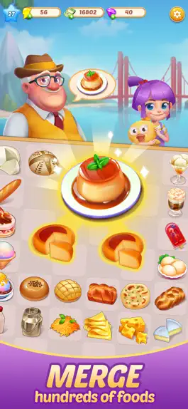 Game screenshot Merge Food - Chef Decoration apk