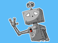 Robots emoji - smiley stickers