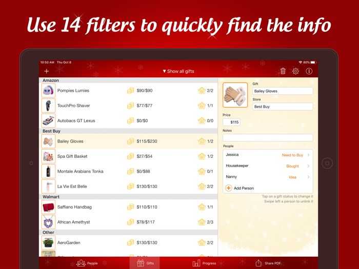 The Christmas Gift List Pro