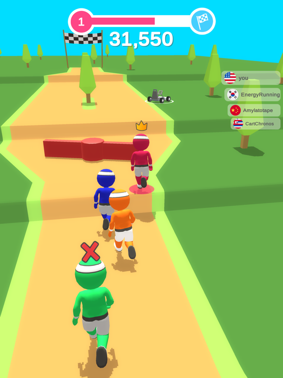 PartyRun.io iPad screenshot