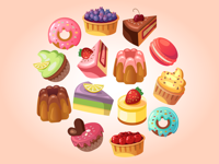 Delicious Sweet Stickers