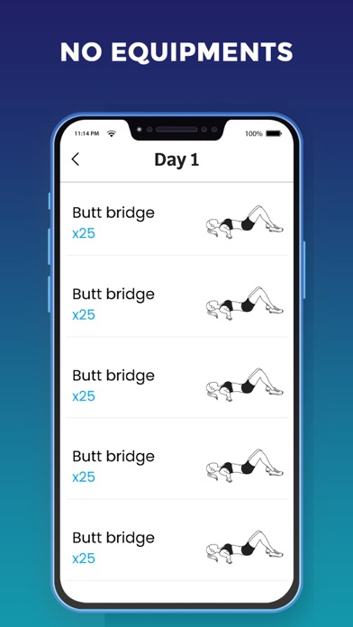 Belly:Home Workouts & Fat Loss Screenshot