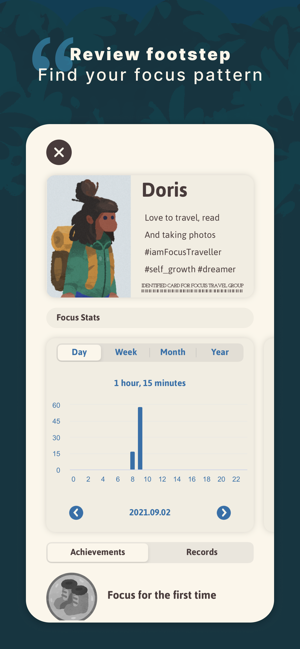 ‎Focus Traveler - Flow Timer Screenshot