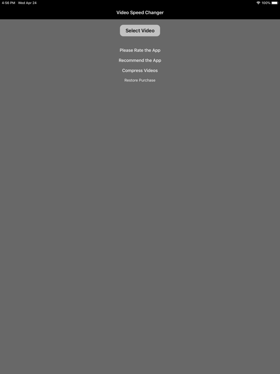 Video Speed Changer - Editor