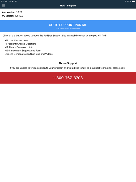 RadStar Alpha Series iPad screenshot 6 - Business app