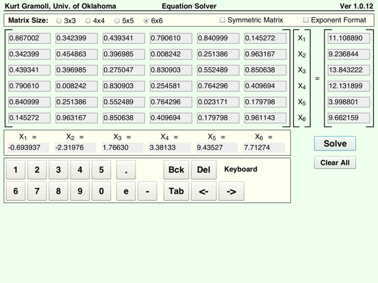 Screenshot #4 pour eqSolver