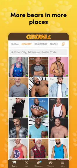 Game screenshot GROWLR: Gay Bears Near You mod apk