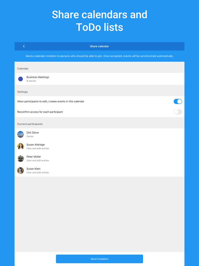 149 Live Calendar and ToDo list