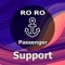 Icon RORO passenger. Support CES