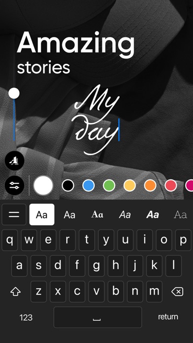 Screenshot #1 pour Aesthetic Fonts Keyboard