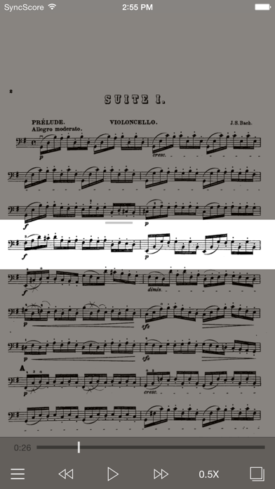 Bach Cello Suites - SyncScore