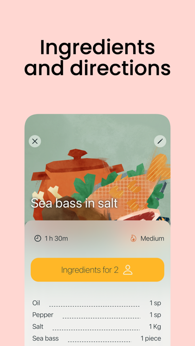 Recipe Sizer Screenshot