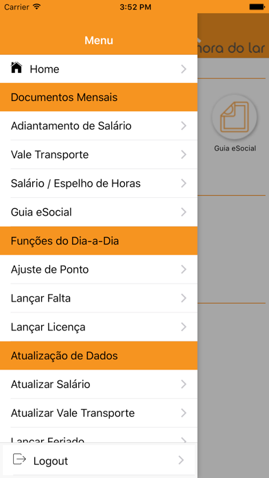 Screenshot #2 pour Hora do Lar - Empregador