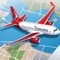 After downloading this application, you can follow your loved ones traveling by air during their flight, learn where the planes take off, where they go, the flight altitude, the speed, the model of the plane, in real time