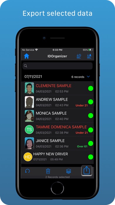 IDOrganizer Screenshot
