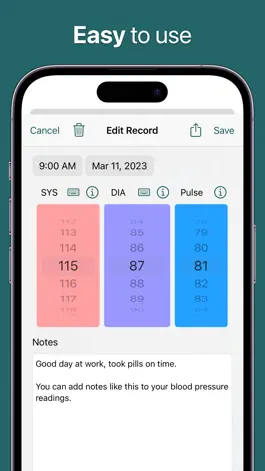 Game screenshot Blood Pressure Monitor Tracker apk